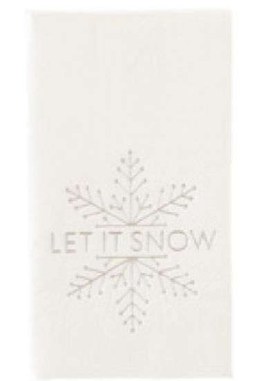 Picture of Unique Let It Snow Big Napkin 2ply 16 Ct