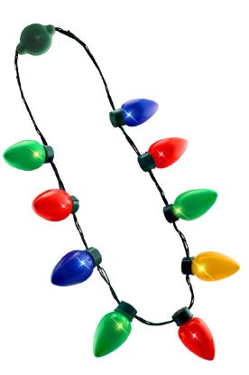 Picture of Light Up Option Christmas Necklace 1 Ct