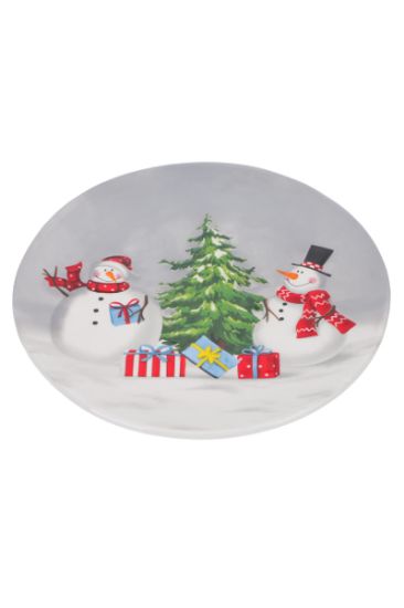 Picture of  Xmas Round Tray 1 Ct