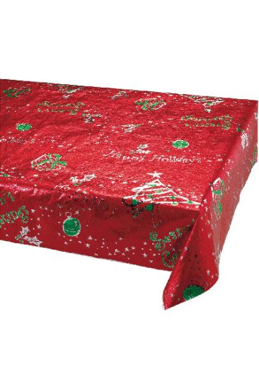 Picture of Christmas Table Cover 1 Ct
