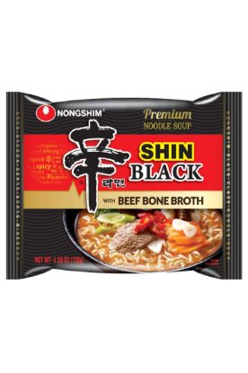 Picture of Nongshim Shin Ramyun Black Family Pack 4.58 Pk