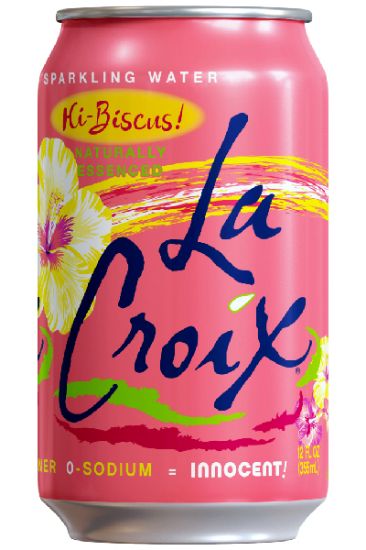 Picture of La Croix Hibiscus Sparkling Water 12 Oz