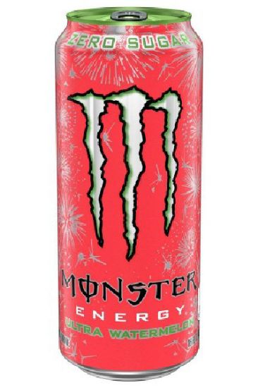Picture of Monster Ultra Watermelon Energy Drink 16 Oz