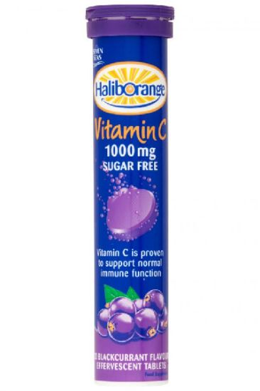 Picture of Haliborange Vitamin C Sugar Free Blackcurrant 20 Ct