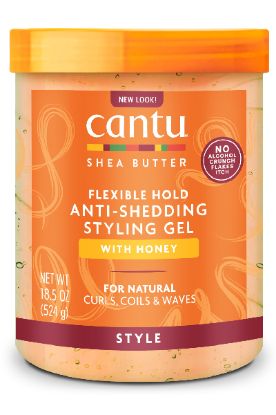 Picture of Cantu Shea Butter Flexible Hold Anti Shedding Styling Gel With Honey 18.5 Oz