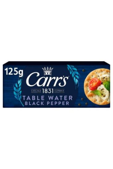 Picture of Carr/'s Table Water Black Pepper Cracker 125 Gm