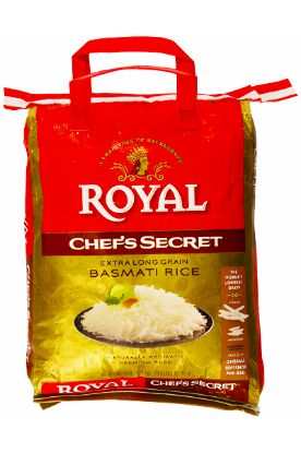 Picture of Royal Chef Secret Extra Long Basmati Rice 10 Lbs