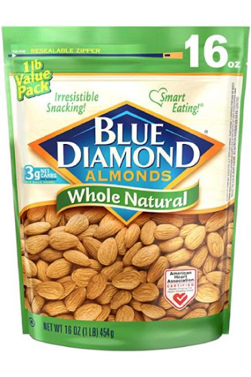 Picture of Blue Diamond Whole Natural Almond 2 Oz