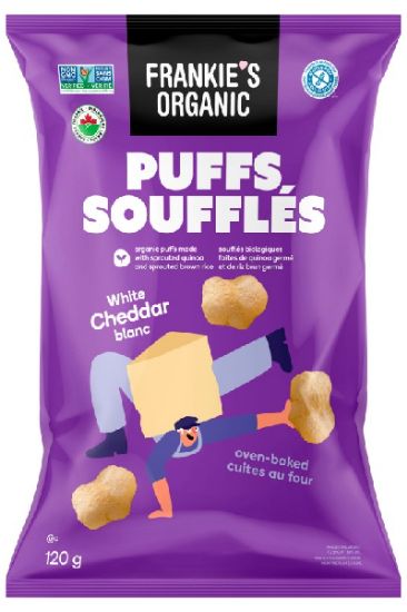 Picture of Organic Clouds White Cheddar Puffs 120 Gm