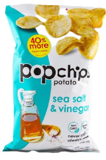 Picture of Popchips Sea Salt & Vinegar Potato Chips 5 Oz