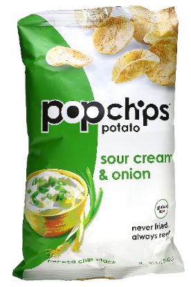 Picture of Popchips Sour Cream & Onion Potato Chips 142 Gm
