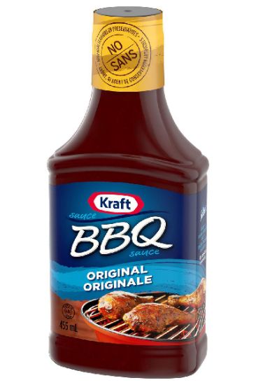 Picture of Kraft Bbq Sauce Original 455 Ml