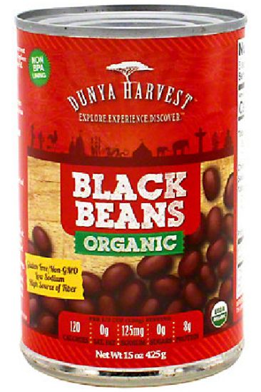 Picture of Organic Black Beans 398 Ml