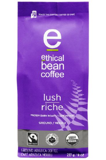 Picture of Ethical Bean Organic Lush Medium Dark Roast 227 Ml