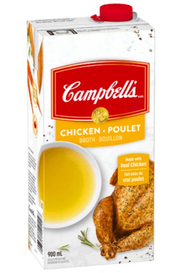 Picture of Campbell/'s Ready To Use Tetra Chicken Broth 900 Ml