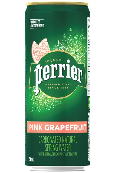 Picture of Perrier Carbonated Spring Water Pink Grapefruit 250 Ml