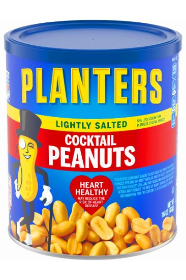 Picture of Planters Cocktail Peanuts Lightly Salted 16 Oz
