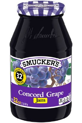 Picture of Smuckers Jam Grape 32 Oz