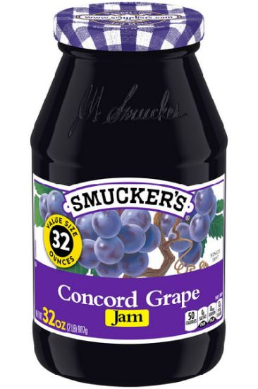 Picture of Smuckers Jam Grape 32 Oz