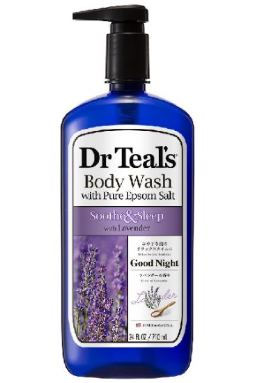 Picture of Dr Teal/'s Body Wash With Pure Epsom Salt Soothe & Sleep With Lavender 24 Oz