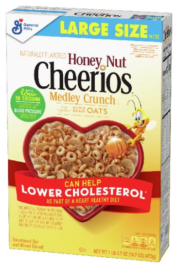 Picture of General Mills Cheerios Honeynut Medley Medium Size 16 Oz