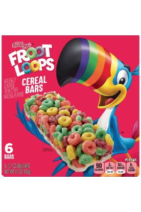 Picture of Kellogg/'s Froot Loops Breakfast Bars 6 Oz