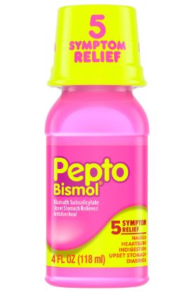Picture of Pepto Bismol 5 Symptom Digestive Relief 4 Ct