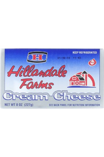 Picture of Hillandale Cream Cheese Tub 8 Oz