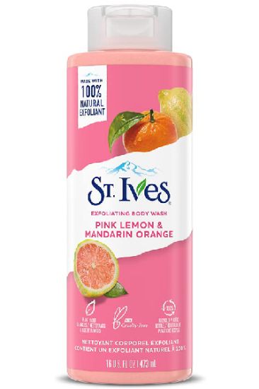 Picture of St. Ives Pink Lemon & Mandarin Orange Body Wash 16 Oz