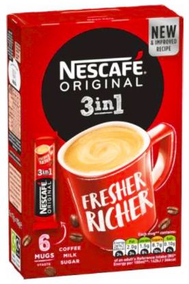 Picture of Nescafe 3 In 1 Coffee 6 Ct