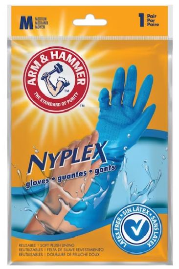 Picture of Arm & Hammer Medium Latex Gloves 1pr 1 Ct