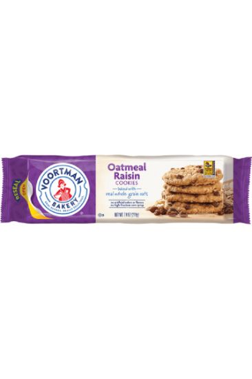 Picture of Voortman Oatmeal Raisin Cookies 7.4 Oz