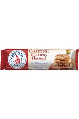 Picture of Voortman Oatmeal Cranberry Flaxseed Cookies 8.25 Oz