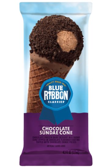 Picture of Blue Ribbon Chocolate Sundae Cone 4.3 Oz