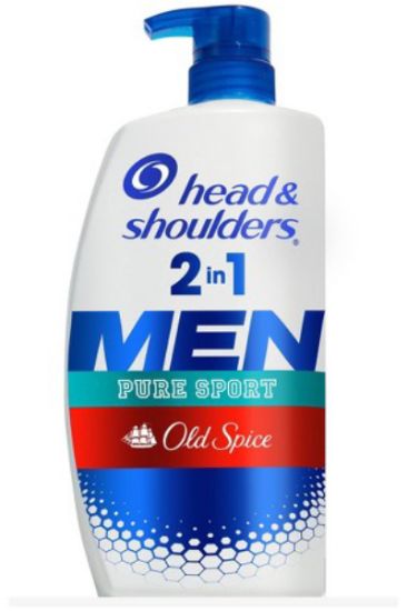 Picture of Head & Shoulders 2 In 1 men pure sport old spice 28.2 Oz
