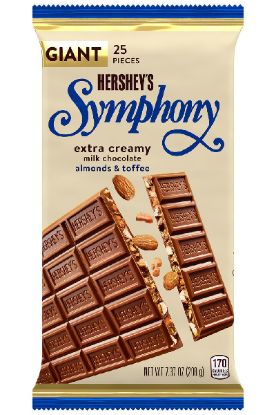 Picture of Hershey/'s Symphony Extra Creamy Milk Chocolate Almonds & Toffe 6.4 Oz