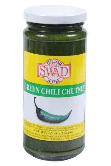 Picture of Swad Green Chilli Chutney 7.5 Oz