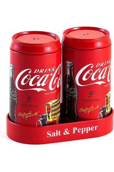 Picture of Coca Cola Salt & Pepper Carrier 1 Ct