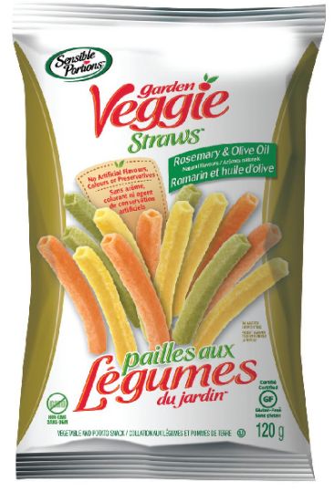 Picture of Sensible Portions Garden Veggie Straws Rosemary & Olive Oil 120 Gm
