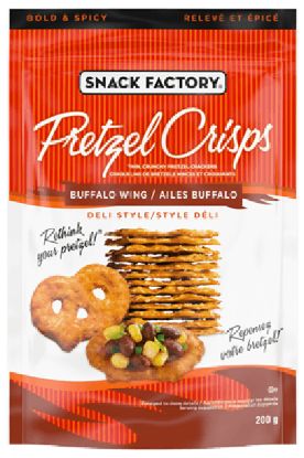 Picture of Snack Factory Pretzel Crisps Buffalo Wing 200 Gm