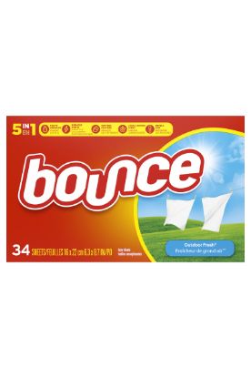 Picture of Bounce Fabric Softener Sheets Outdoor Fresh 34 Ct