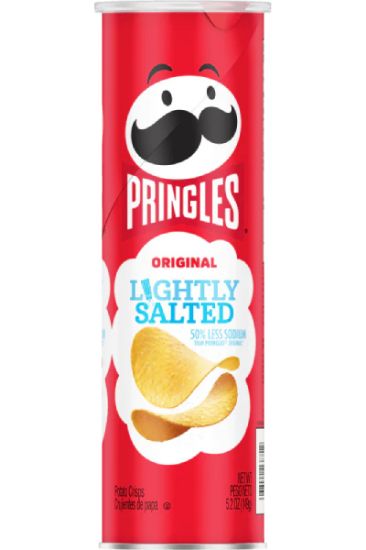 Picture of Pringles Lightly Salted Chips 156 Gm