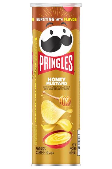 Picture of Pringles Honey Mustard Chips 156 Gm