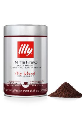 Picture of Illy Ground Coffee Intenso Bold Roast 250 Gm