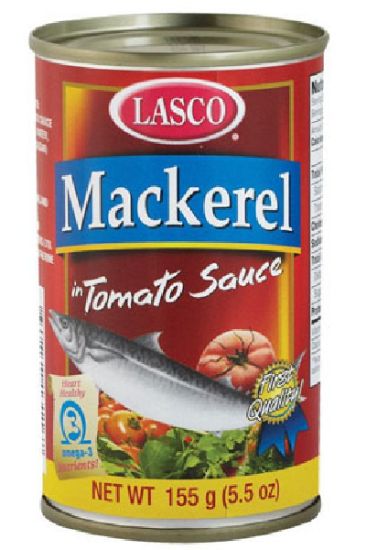 Picture of Lasco Mackerel Hot & Spicy In Tomato Sauce 155 Gm