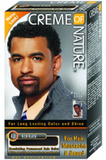Picture of Creme Of Nature Rich Black Color For Hair Mustache & Beard 1 Ct