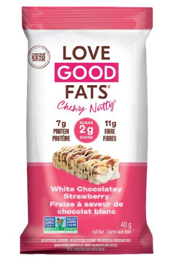 Picture of Chewy Nutty White Chocolatey Strawberry Bar 40 Gm