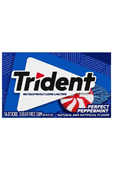 Picture of Trident Superpack Peppermint Stick Gum 14 Ct