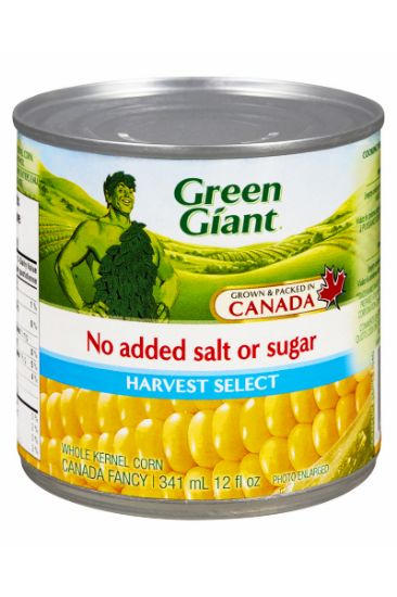 Picture of Green Giant Sweet Corn No Salt & Sugar 341 Ml