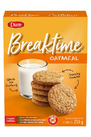 Picture of Dare Breaktime Oatmeal Cookies 250 Gm